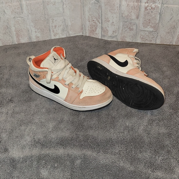 Nike Other - Nike Kids Sneakers - Cream, Black, Orange
